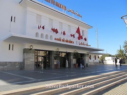 Meknes Train Station Entrance
