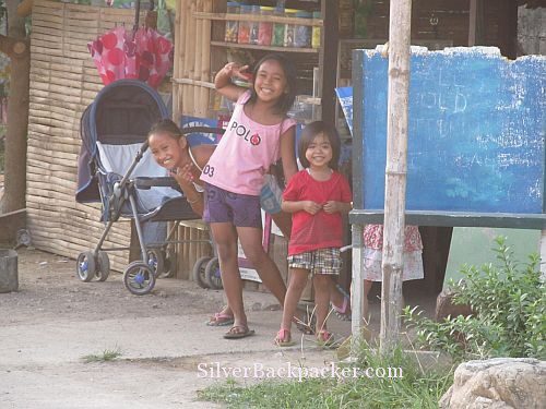 Happy Children saying Hello in Libertad
