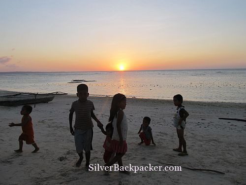 Caluya Sunset and Beach Children