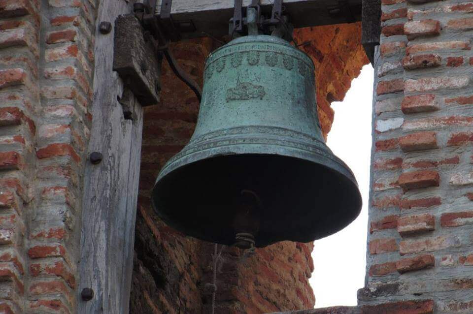 San Lorenzo Ruiz Shrine, Bangued, Abra hanging bell close up San Lorenzo Ruiz Shrine, Bangued, Abra hanging bell close up