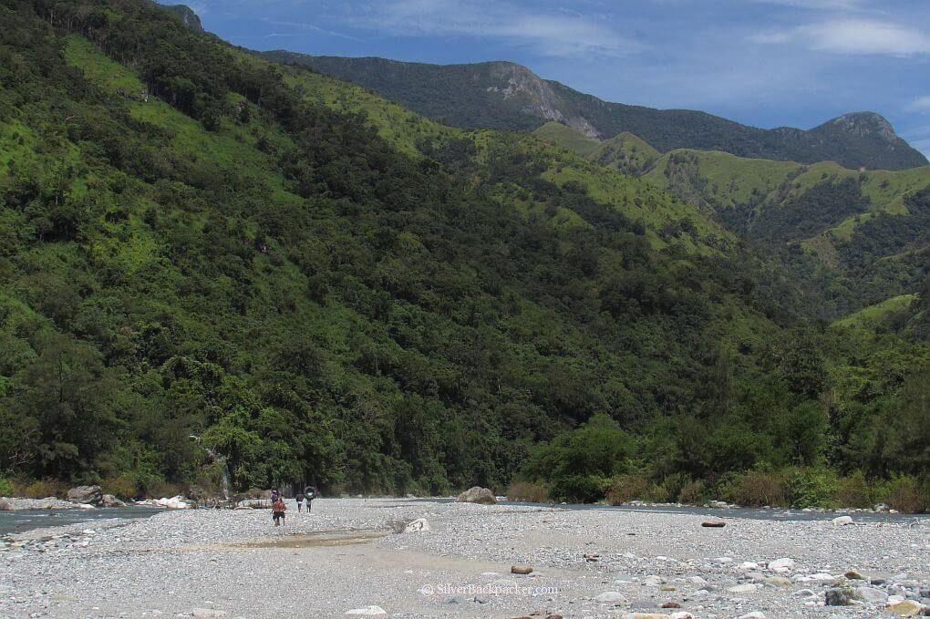 Maar-Arbis Falls, Lagayan, Abra upstream view Dry Riverbed