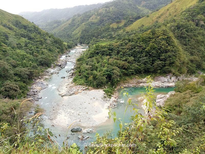 River on way to Lacub from Mt Pisusok Abra