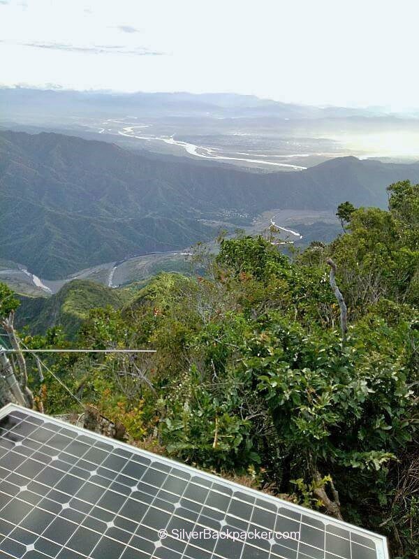 Solar Panel at Mt Bullagao Summit