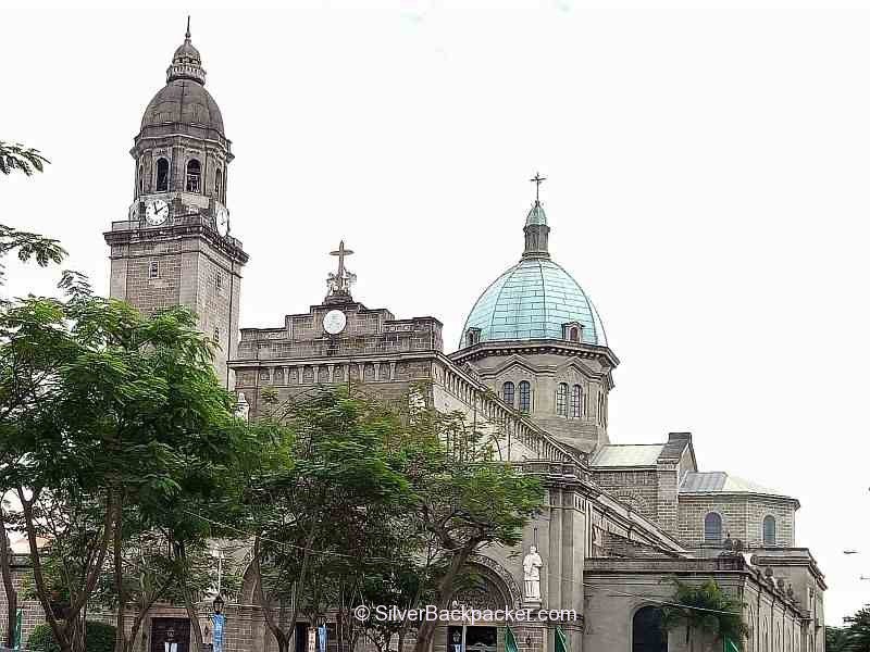 Manila Cathedral Dome and Cross. The original kilometre zero