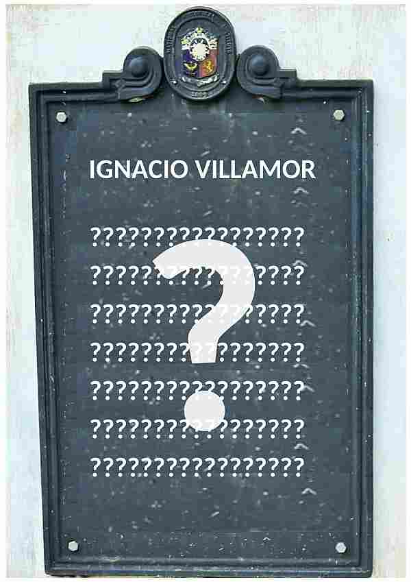 Ignacio Villamor marker.Lost. Where is it. Bangued, Abra