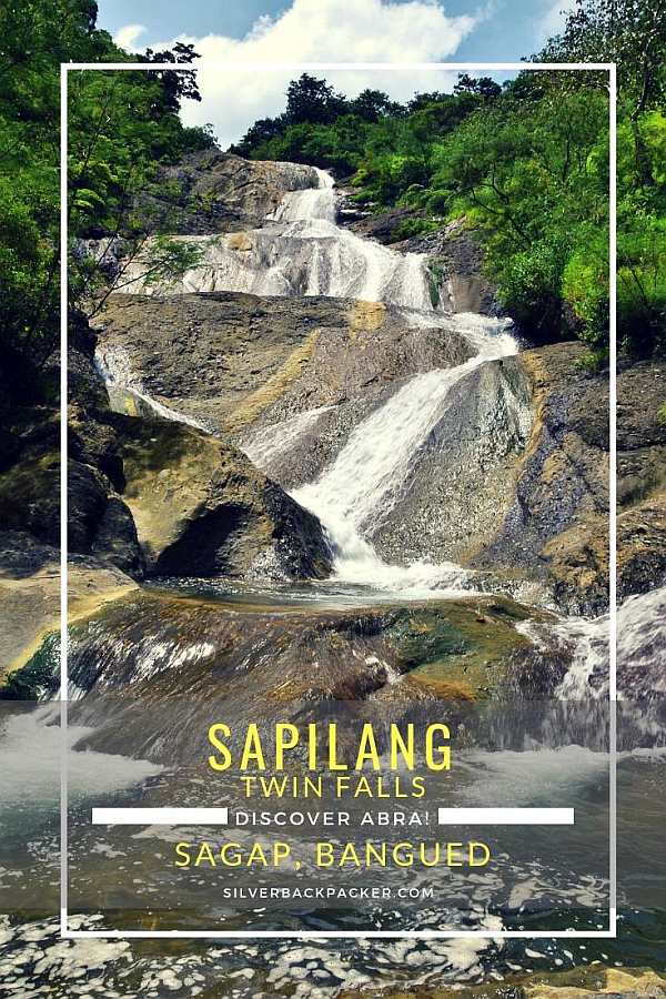 Sapilang Falls, Sagap, Abra , Philippines. Sapilang Twin Falls