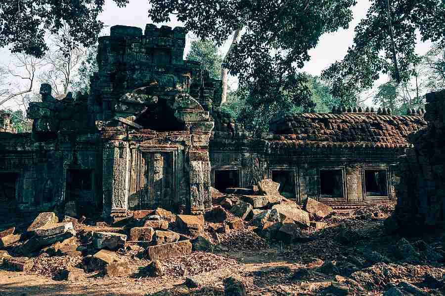 Temple ruins in Siem Reap Cambodia