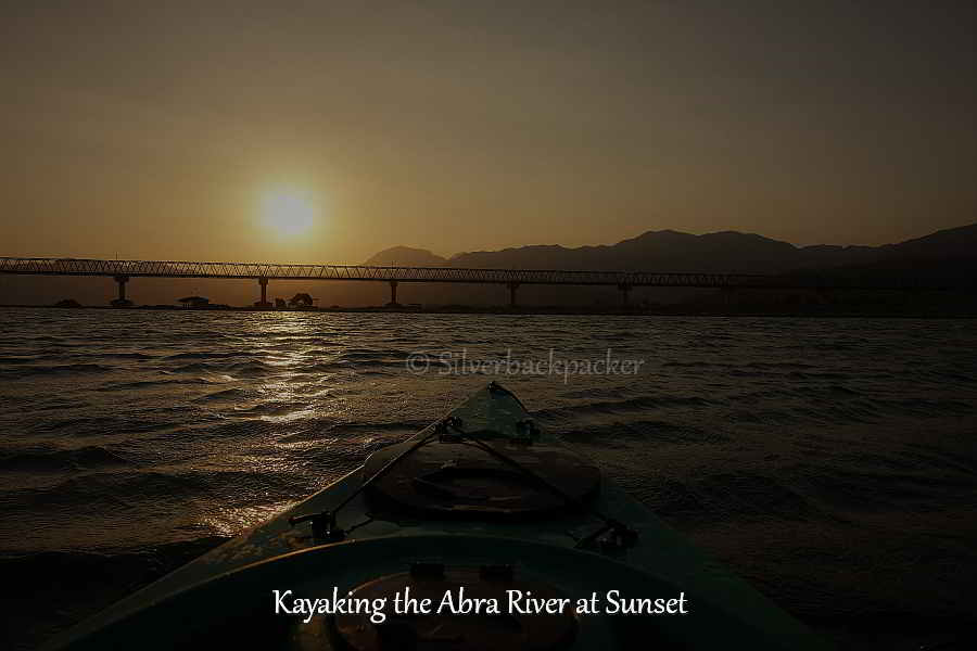 Kayaking the Abra River at Sunset