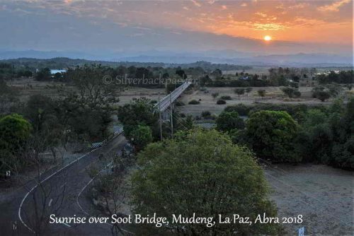 Sunrise over Soot Bridge, Mudeng, La Paz, Abra