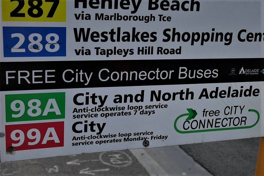 Adelaide Free 98 and 99 Buses