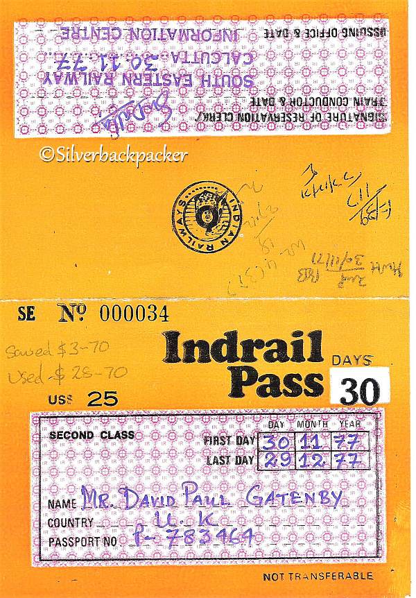 Indrail Pass 1977