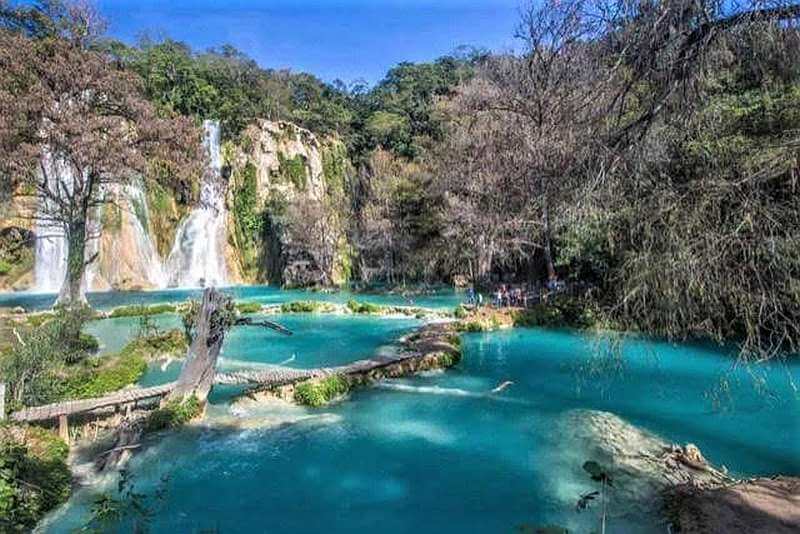 Minas Viejas Falls, Mexico. Beautiful Waterfalls Around the World