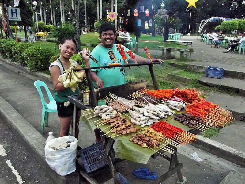 Street Food BBQ in Sagay, Negros, Philippines