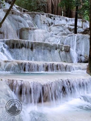 Kaparkan Travertine Falls limestone terraces 