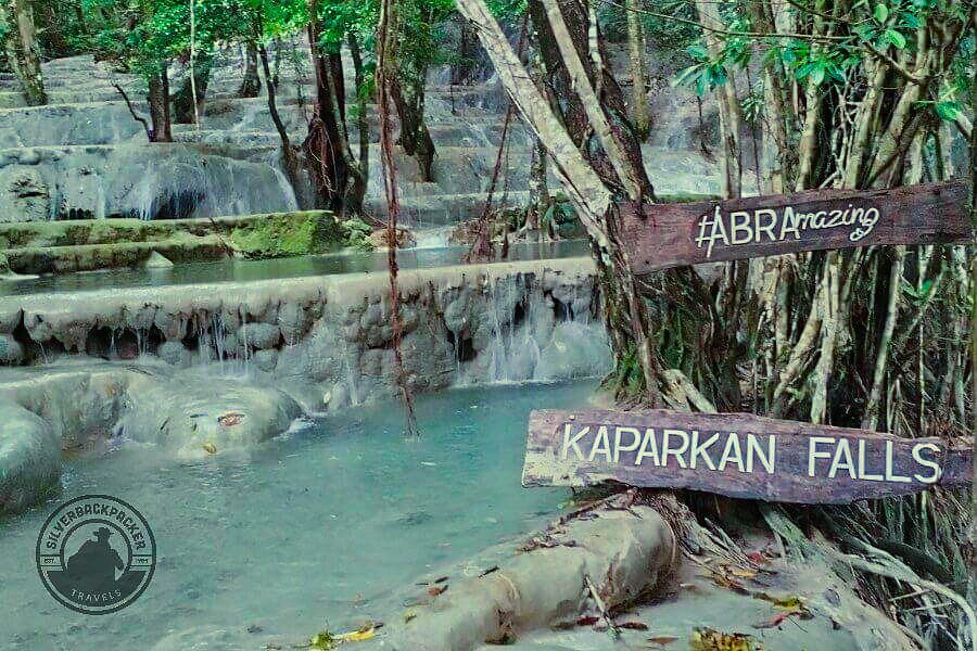 Kaparkan Falls of Abra and #Abramazing wooden signs