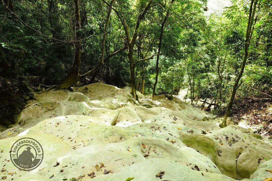 Lower terraces of Kaparkan during the dry season