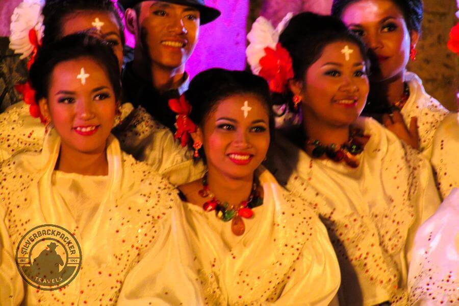 Guling-Guling Festival participants in Paoay