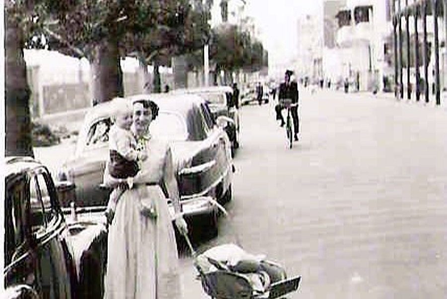 Me and Mum Port Said 1955 Born to Wander