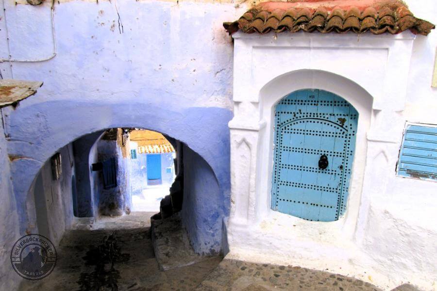 a street in chefchaouen