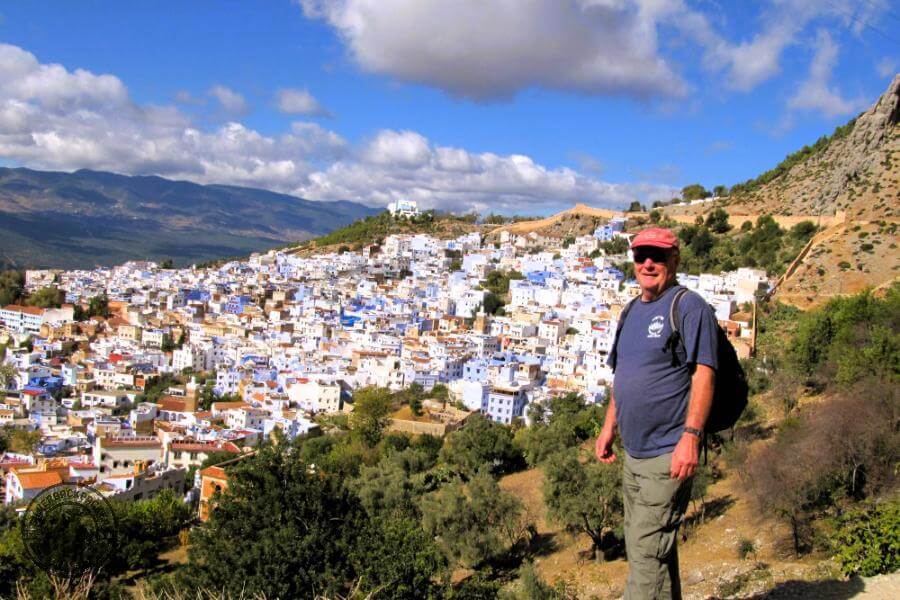 hiking in the hills around chefchaouen