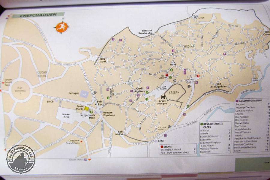 map of chefchaouen 