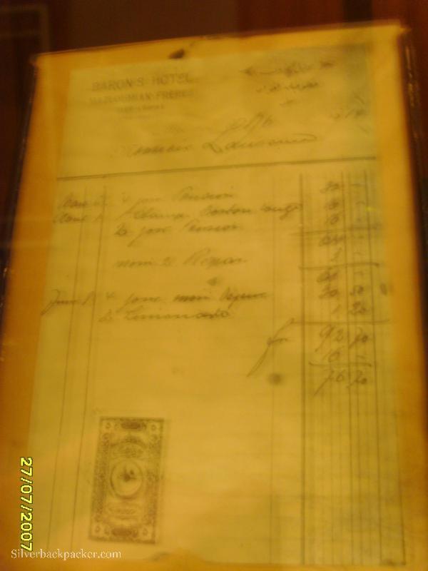 Unpaid bill of TE Lawrence