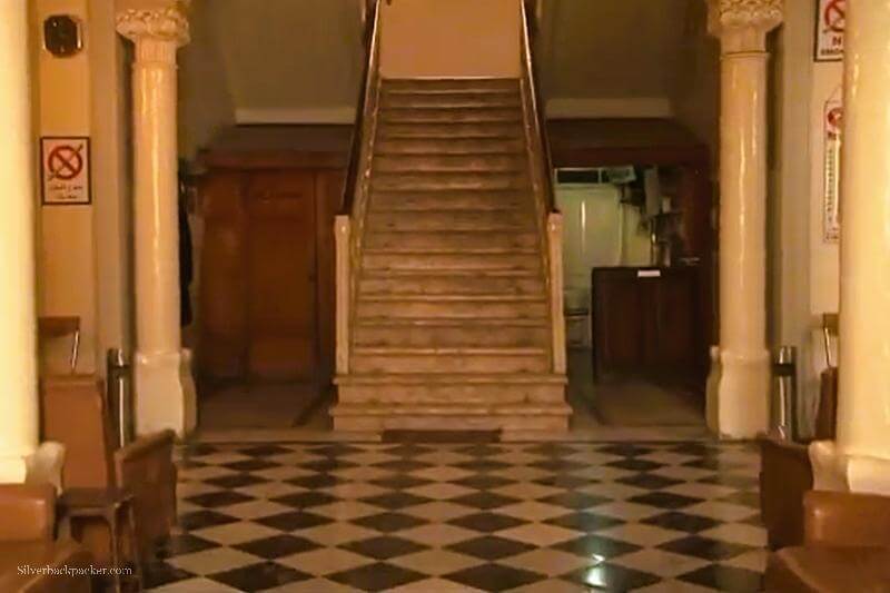 staircase to the upper floors