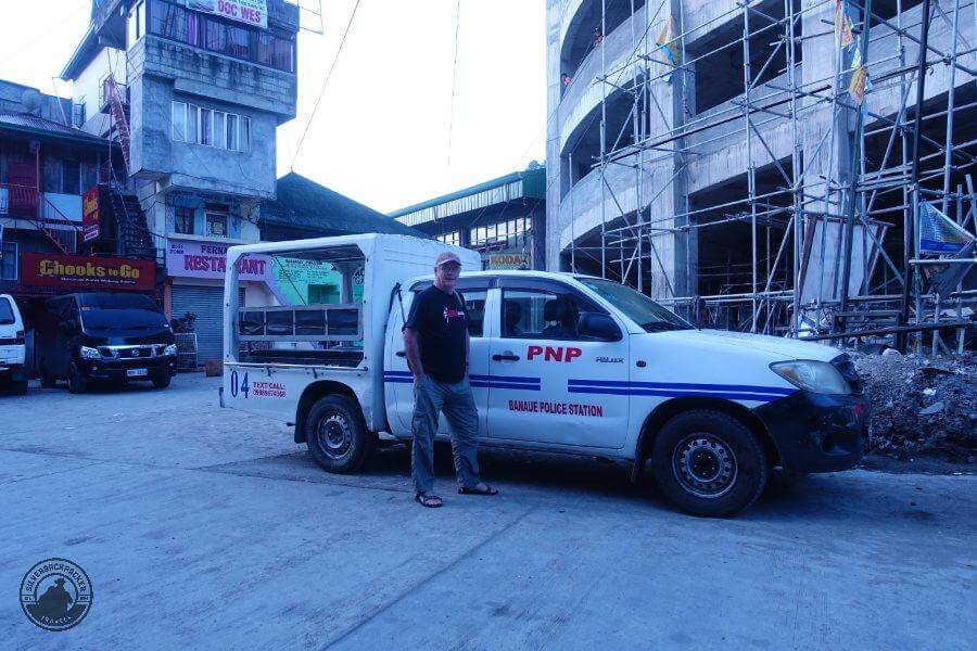 Traveling to locations that share a specific theme. Banaue Police Car, Ifugao
