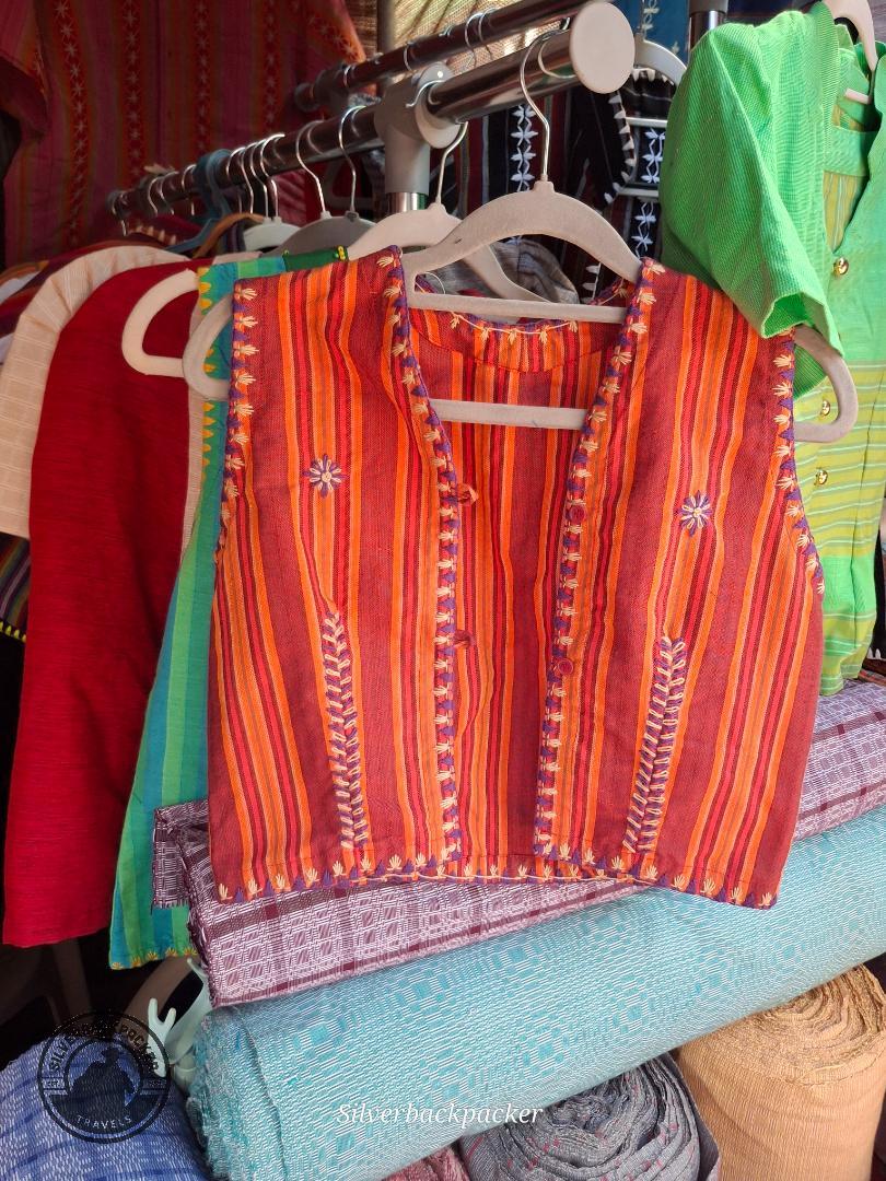 Abrenian Kawayan Festival, Abra Philippines (2) loomwoven products from Abra at the Kawayan trade fair