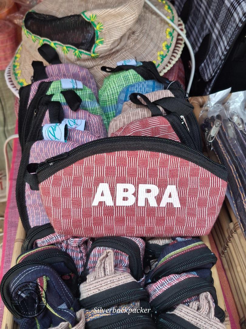 Abrenian Kawayan Festival, Abra Philippines (3) inabel purses from Abra at the Kawayan trade fair