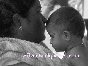 indian mother and child