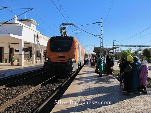 Marrakesh Express approaches Meknes Station